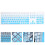 2 Pcs Silicone Keyboard Cover For Kb216 Wired 10