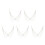 5St Gouden Tailleketting Met Multi-Layer Feest En Strand 10