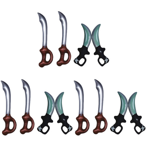 12 Pcs Inflatable Pirate With Handles 1