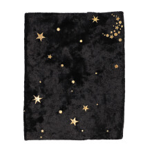 3pcs Cloth Book Cover Bronzing Velvet Cloth Manual