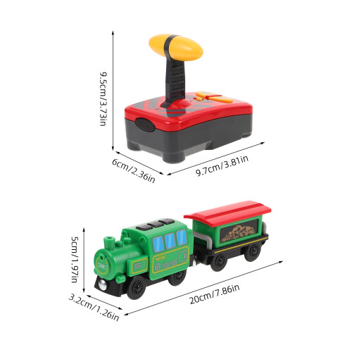 Remote Control Electric Train Set Battery Operated Locomotive Model 1