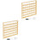 2 Sets Wood Braid Rack Thread Spool Holder For Embroidery 5