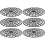 12 Pcs Plastic Reusable Riser Mat For Pots Outdoor Plant Elevator 1