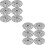 12 Pcs Plastic Reusable Riser Mat For Pots Outdoor Plant Elevator 7