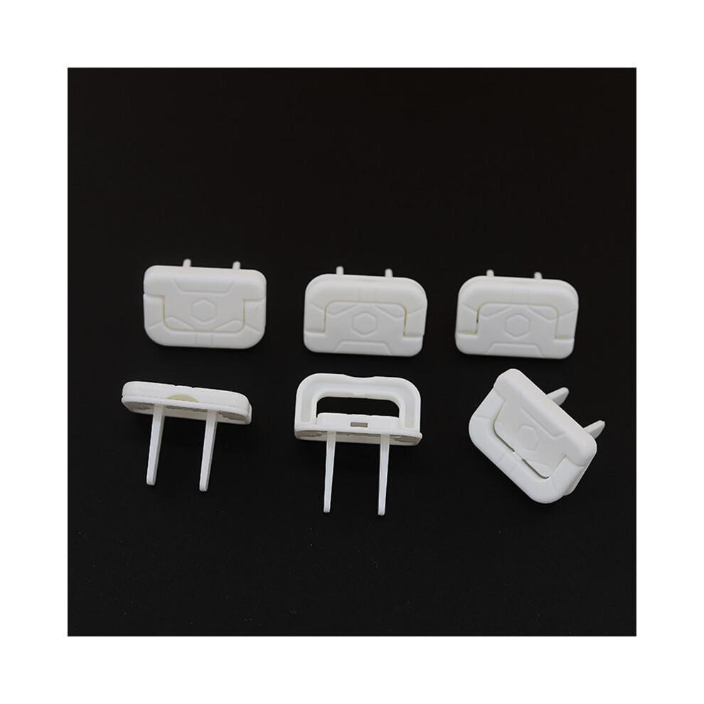 20Pcs White Flame Retardant Childproof Power Outlet Plastic Covers 4991372596979