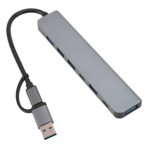 Κόμβος USB πολλαπλών θυρών Κόμβος USB C Κόμβος USB 7in1 Διαχωριστής USB Επέκταση USB 2