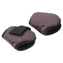 Horse Leg Guard PU Elastic Thickened for Front and Hind Brown XL