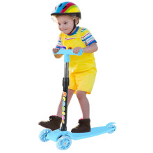 Portable Scooter Foldable Mobility Scooter LED ThreeWheel Bike for Ages 28