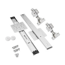 Verborgener Schranktür-Schiebemechanismus, innovative,-16 Zoll