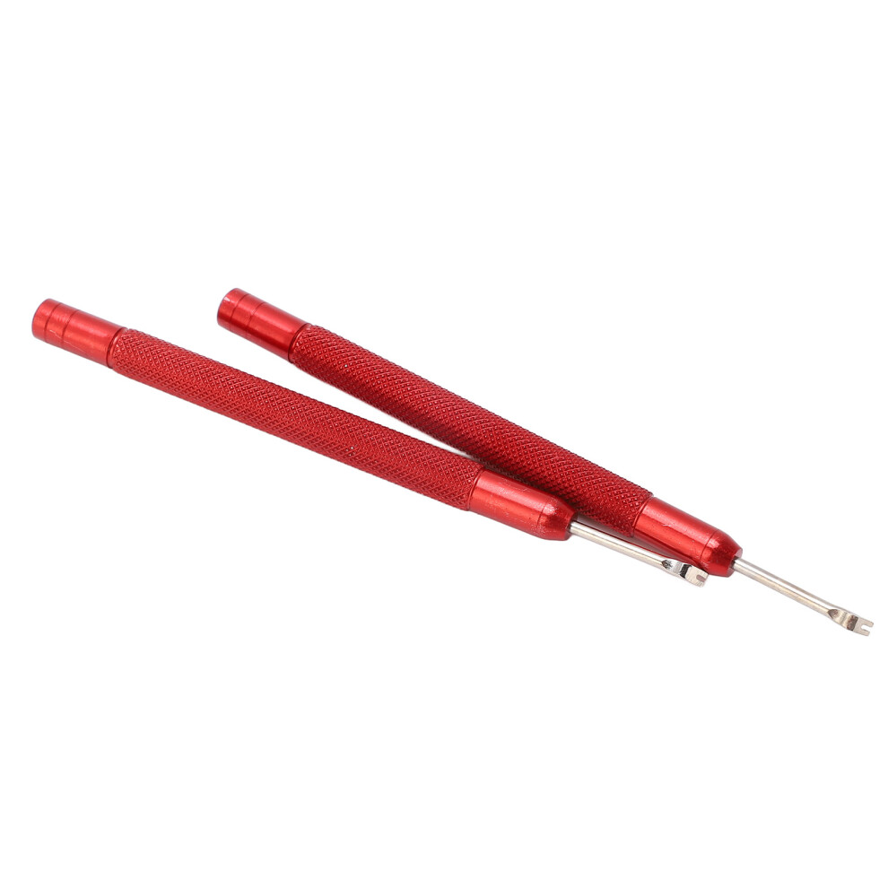 2Pcs Aluminum Alloy Watch Hand Remover Set For Watch Maintenance - Red 4921372599168
