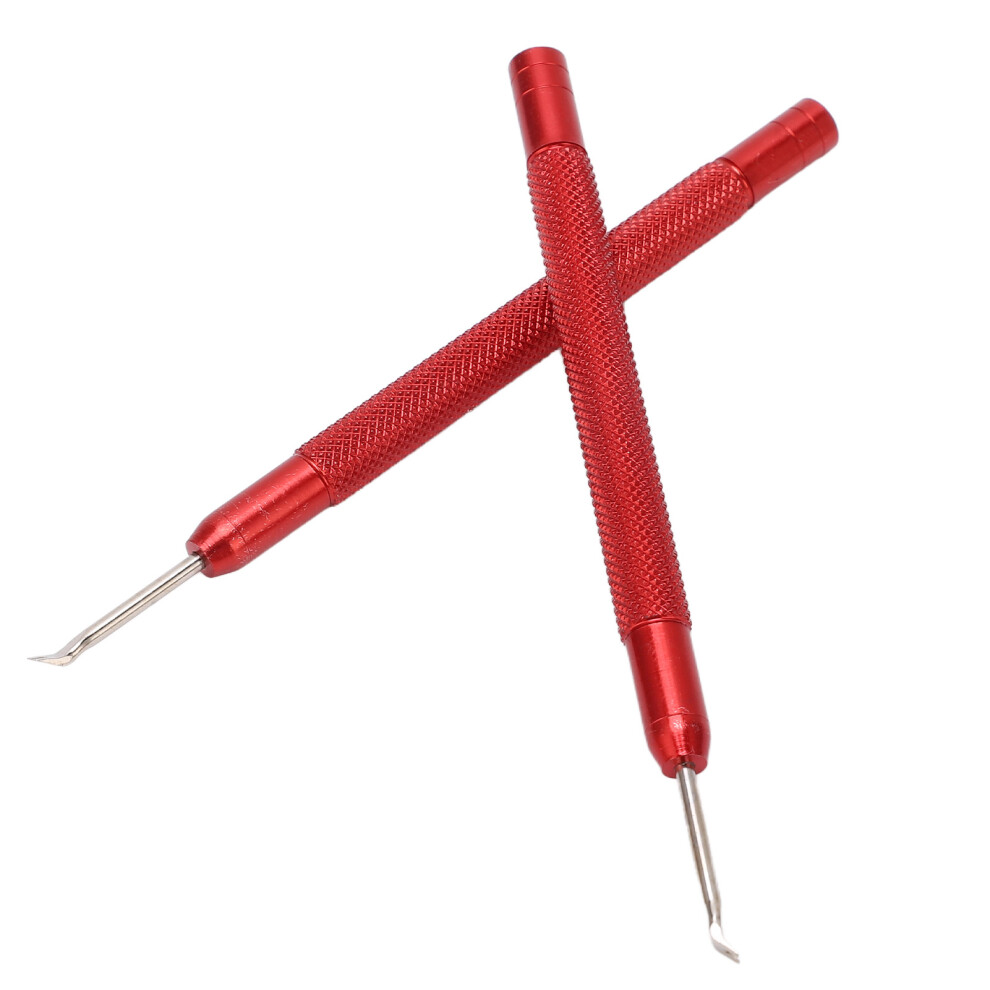 2Pcs Aluminum Alloy Watch Hand Remover Tool Set For Watch Repair, Red 9301381138810