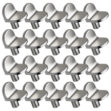 20pcs Solid Alloy Shelf Support Pegs for Multipurpose Use In