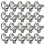 20pcs Solid Alloy Shelf Support Pegs for Multipurpose Use In 1