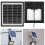 Portable Solar Panel Integrated Design Solar Charger For Outdoor Camping With High Efficiency Polysilicon And Automatic Charging Feature 3