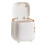 Modern Mini Trash Can with Easy Using for Coffee Tables, Press Type Lid Secure Garbage Bag Fixation for Quality Materials, 1.5L Capacity, Durable ABS 4