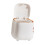 Modern Mini Trash Can with Easy Using for Coffee Tables, Press Type Lid Secure Garbage Bag Fixation for Quality Materials, 1.5L Capacity, Durable ABS 2