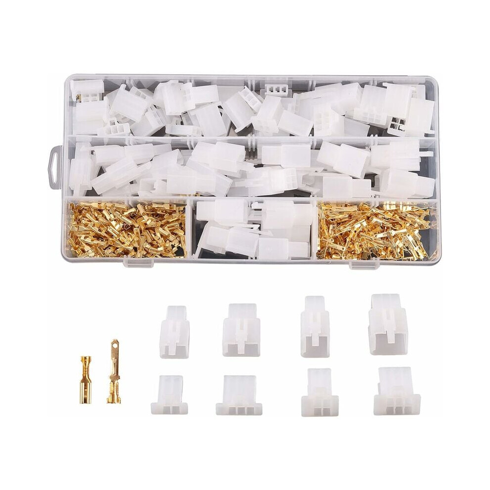 Precision Automotive Connector Set, Tin-Plated Copper Terminals For Low Resistance Wiring, Compatible With Car, Motorbike, Boat Applications, Fixed 9358999446837
