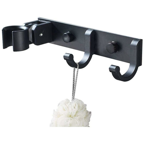 Solid Brass Construction Adjustable Swivel Ball Connection Handheld Shower Head Holder, Screw-Mounted Installation For Long-Term Durability And 1