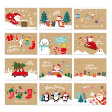 Reliable Material Quality, Exquisite Design Details, Widespread Use, Cute Christmas Cards, Lightweight And Portable, Suitable For Personal And