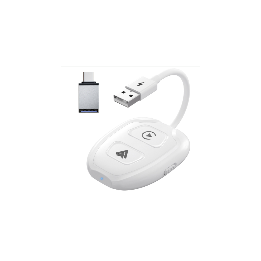 Wireless Carplay Adapter, Upgrade Your Drive With Real-Time Synchronization And Responsiveness, Sleek Design For Seamless Connectivity 9169997453587