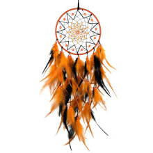Exquisite Workmanship, Dream Catcher with Healing Crystal Stone for Home Decor, Unique Plume Design for Office Balcony Farmhouse