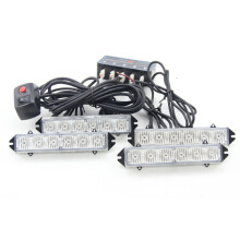 Luci di segnalazione a LED, modalità sincronizzabili, luci stroboscopiche per griglia di polizia a montaggio superficiale, lunga durata, luci