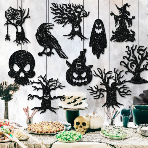 Διακόσμηση για το Halloween DIY, Κλασικά μοτίβα Halloween για εσωτερική χρήση, όπως 1