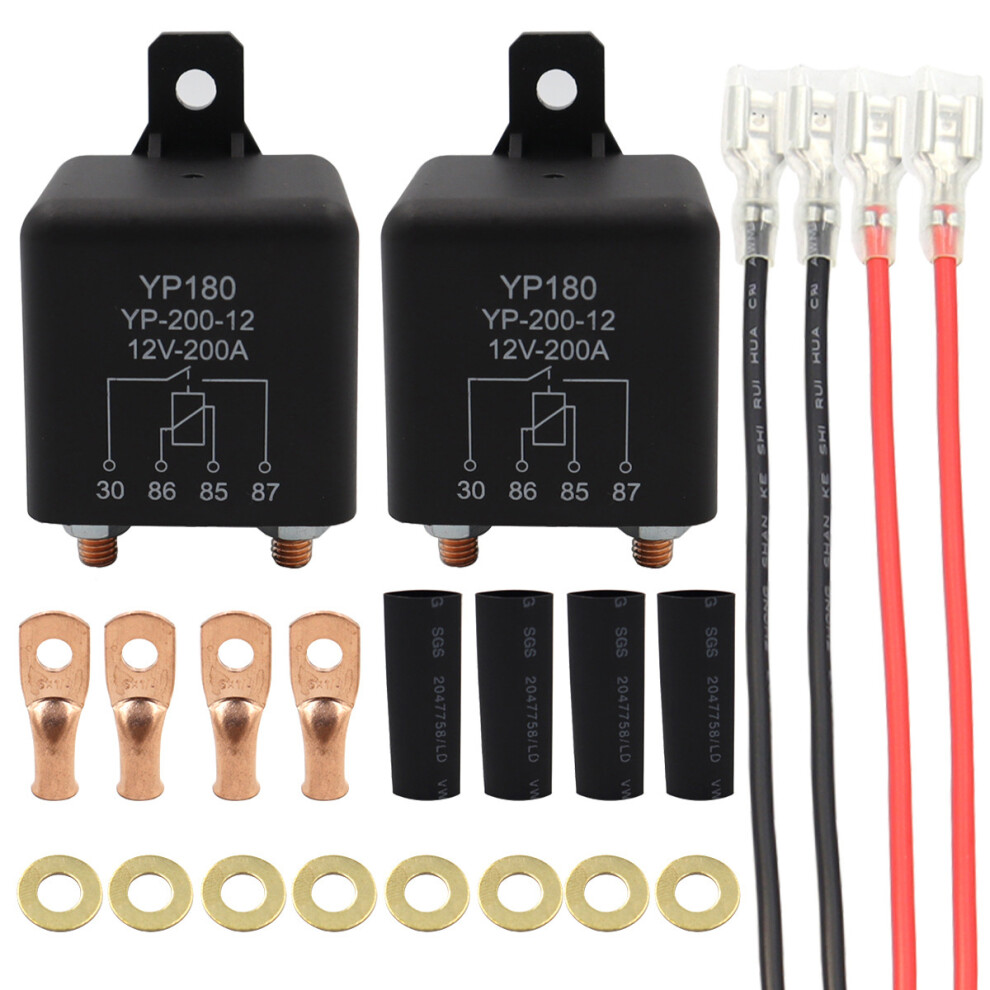 Reliable Heavy Duty Split Charge Relay, Continuous Duty Relay With Flame Retardant Materials Ensuring Superior Quality And Long Lifespan For Car Atv 9169997452924