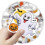 Χαριτωμένα αυτοκόλλητα Halloween για παιδιά, 50 τεμάχια μη επαναλαμβανόμενα σχέδια, 2