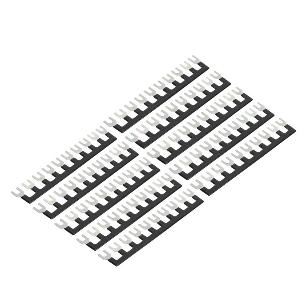 25A 400V Insulated Jumper Block Terminal Strip Black Tb 2510 8721381131559