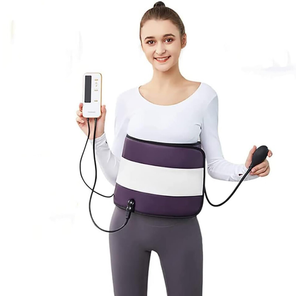 Electric Vibrating Slimming Belt Belly Pain Relief Air Pressure Massage 10 Vibration Modes Temp  Time Adjustment