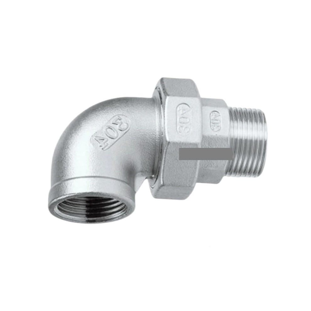 1Pcs 1/2 Inch Bsp Threaded Elbow 304 Stainless Steel Pipe Fitting Male Female Union Leakproof 9199774408790