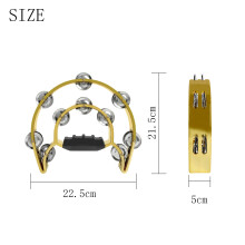 Handglocke, zweireihige Handglocke,