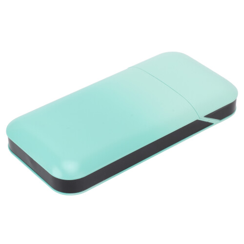 Gradient Blue Cigarette Case with USB Lighter, 55x115mm, 50mAh 2