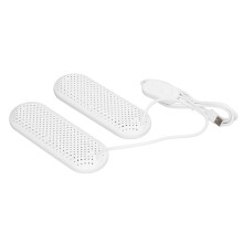 Household USB Shoe Dryer with Timer, White, 6.3x18cm