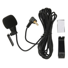 Kit mains libres pour voiture : son pur, microphone antibruit haute sensibilité et basse impédance, compatible avec Pioneer, Kenwood, Boss, JVC,