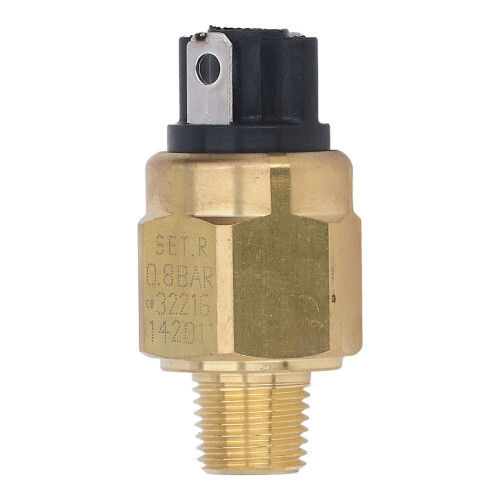 Brass Excavator Pressure Sensor Switch 0.8bar Replacement for LiuGong