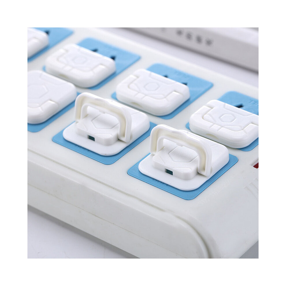 20Pcs Power Outlet Plastic Cover Flame Resistant Child Safety Plug Protectors White 4991381136944