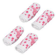 4 Stück Selbstheizende Baumwollsocken, Atmungsaktiv Wärmer, Einheitsgröße, Weiß