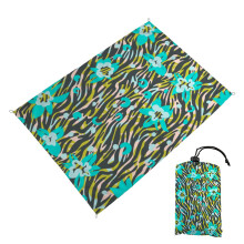 Beach Blanket Sandproof Large 200 X 210 Cm Outdoor Picnic Blanket Foldable Lightweight Beach Mat Abstract Pattern
