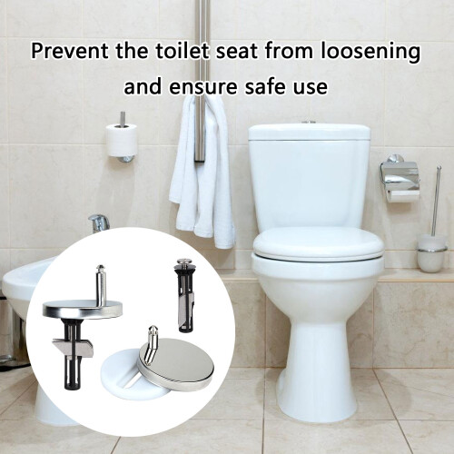 Couvercle de toilette, attaches à boucles à vis, sièges de 1
