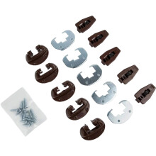 5set Enduring Drawer Slides with Metal Backing & Screws Drawer