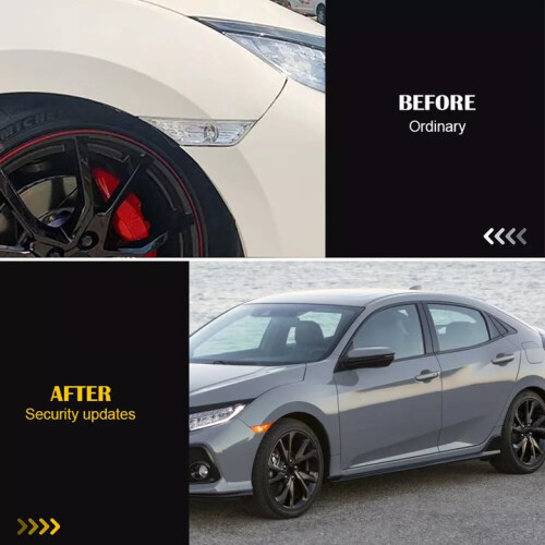 Φώτα πλευρικής σήμανσης LED με εναλλαγή για Honda Civic 2016-2021, Αντικατάσταση φτερού σε 1