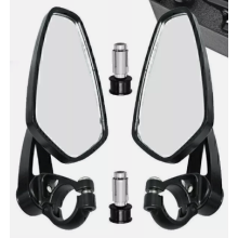 CNC-gefreesde aluminium stuureindspiegels voor motorfietsen, universeel geschikt voor alle standaard holle motorfietsen met een diameter van 7/8" (22