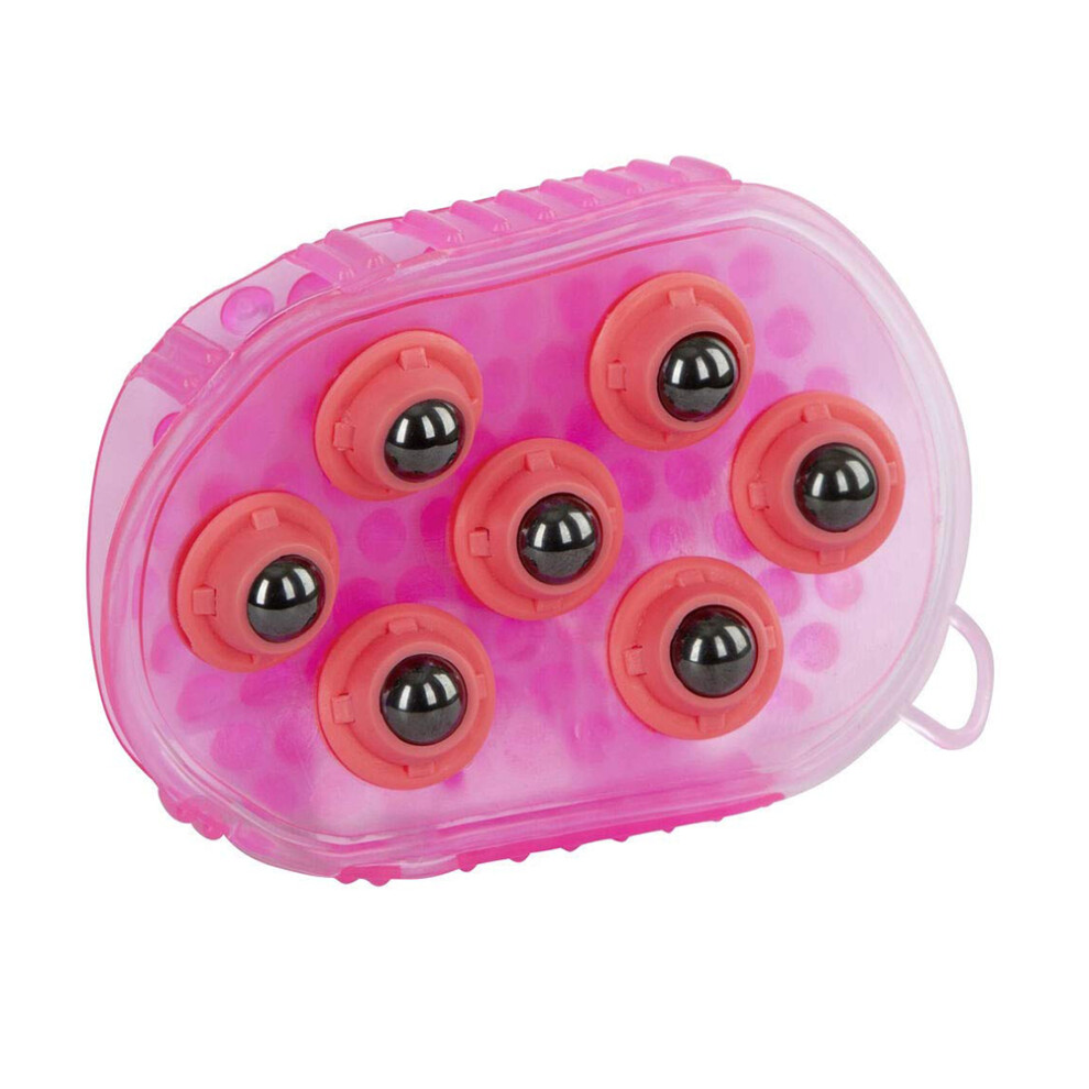 Massage Glove For Targeted Pain Relief, Ergonomic Design With Steel Rolling Balls