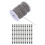 3 Sets Bead Chain Fan Tag Stainless Steel 1