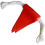 2 Strings Quarantine Warning Flag Pendant Portable Polyester 10