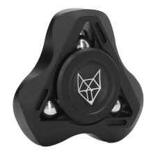 Stress Relief Metal Fidget Hand Toy Rotation Sensory Toy for Kids Adults Black