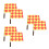6 Pcs Football Flags Referee Flags Referee Equipments Signal Flags 3