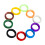 3 Pieces Small Key Ring Keys Organization Cover Accessories 10